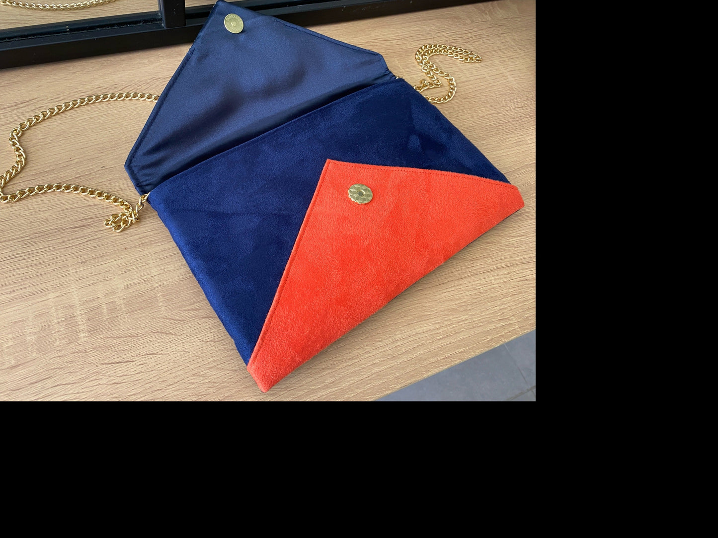 POCHETTE bleu marine femme - fil des toiles