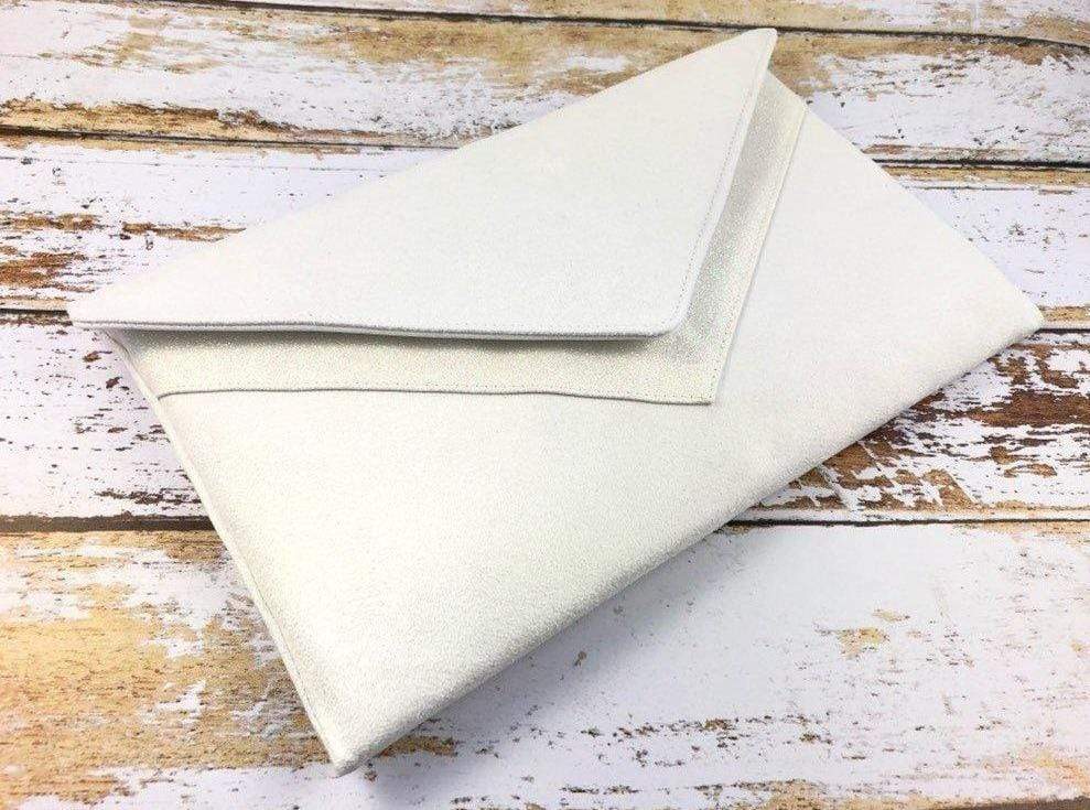Fil des toiles Pochette Sac pochette cérémonie blanche pour mariage