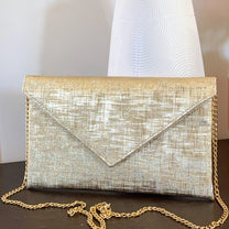 Pochette De Soirée Dorée JoyMax - Neuf Avec étiquettes - Look Vintage Cocktail