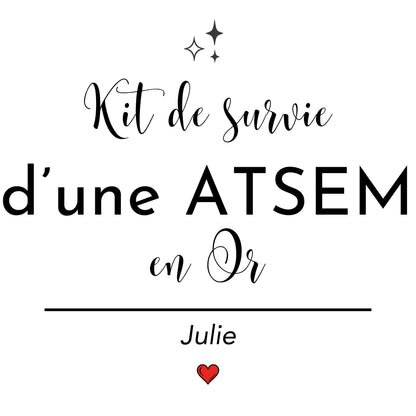 Trousse ATSEM personnalisée — cadeau rentrée ou fin d'année | prénom