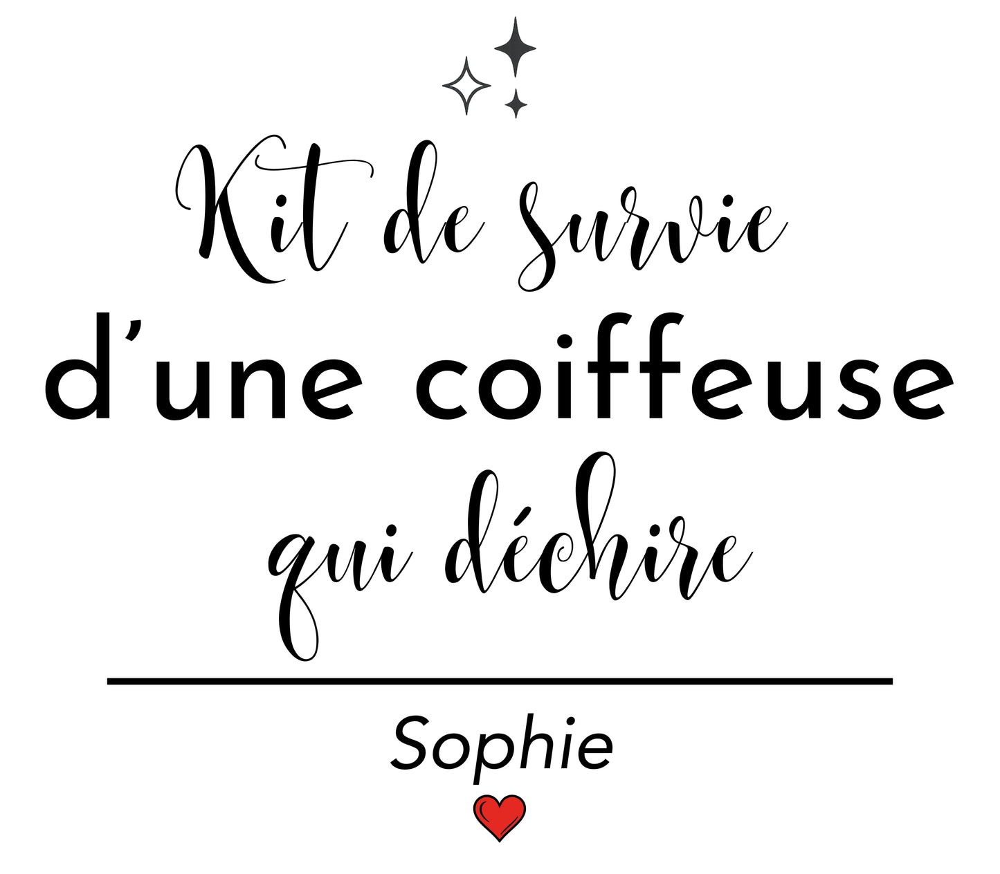 Trousse coiffeuse personnalisée — cadeau remerciement | pochette prénom