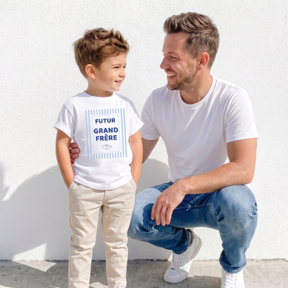 T-shirt enfant futur grand frère - annonce grossesse