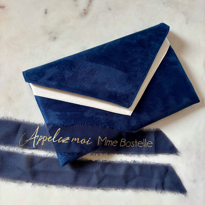 sac mariage bleu marine