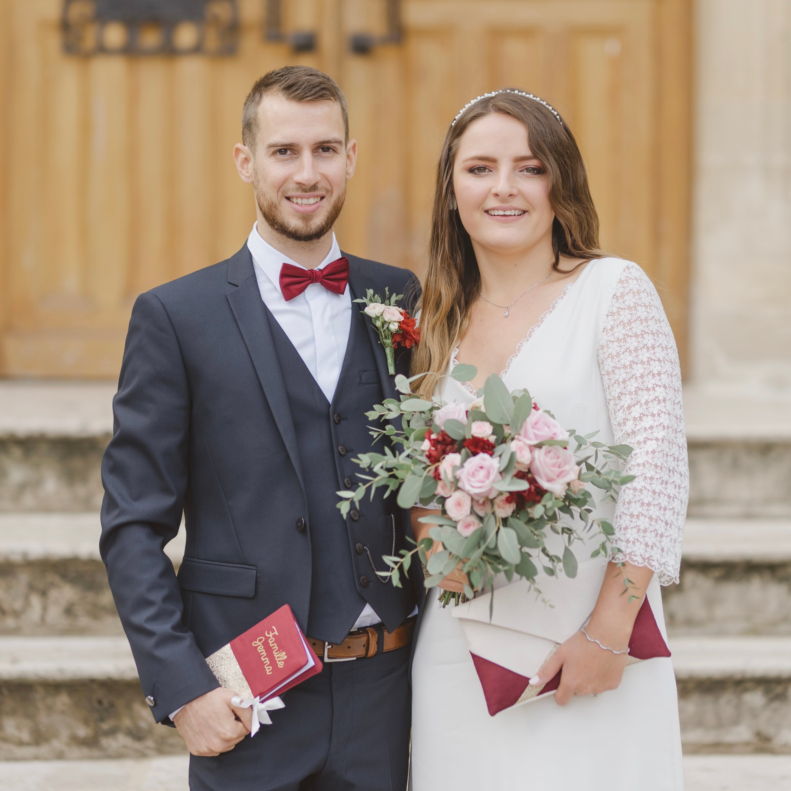 Mariage thème couleur bordeaux