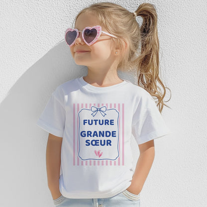T-shirt enfant future grande sœur - annonce grossesse