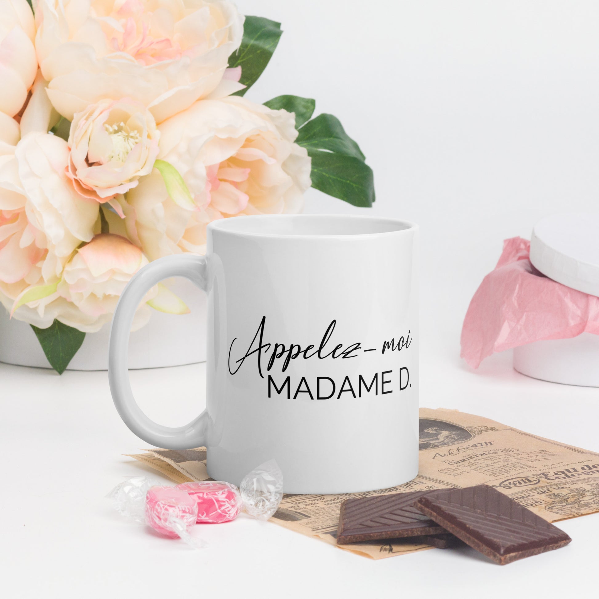 Mug personnalisé Appelez-moi Madame, idée cadeau pour future mariée