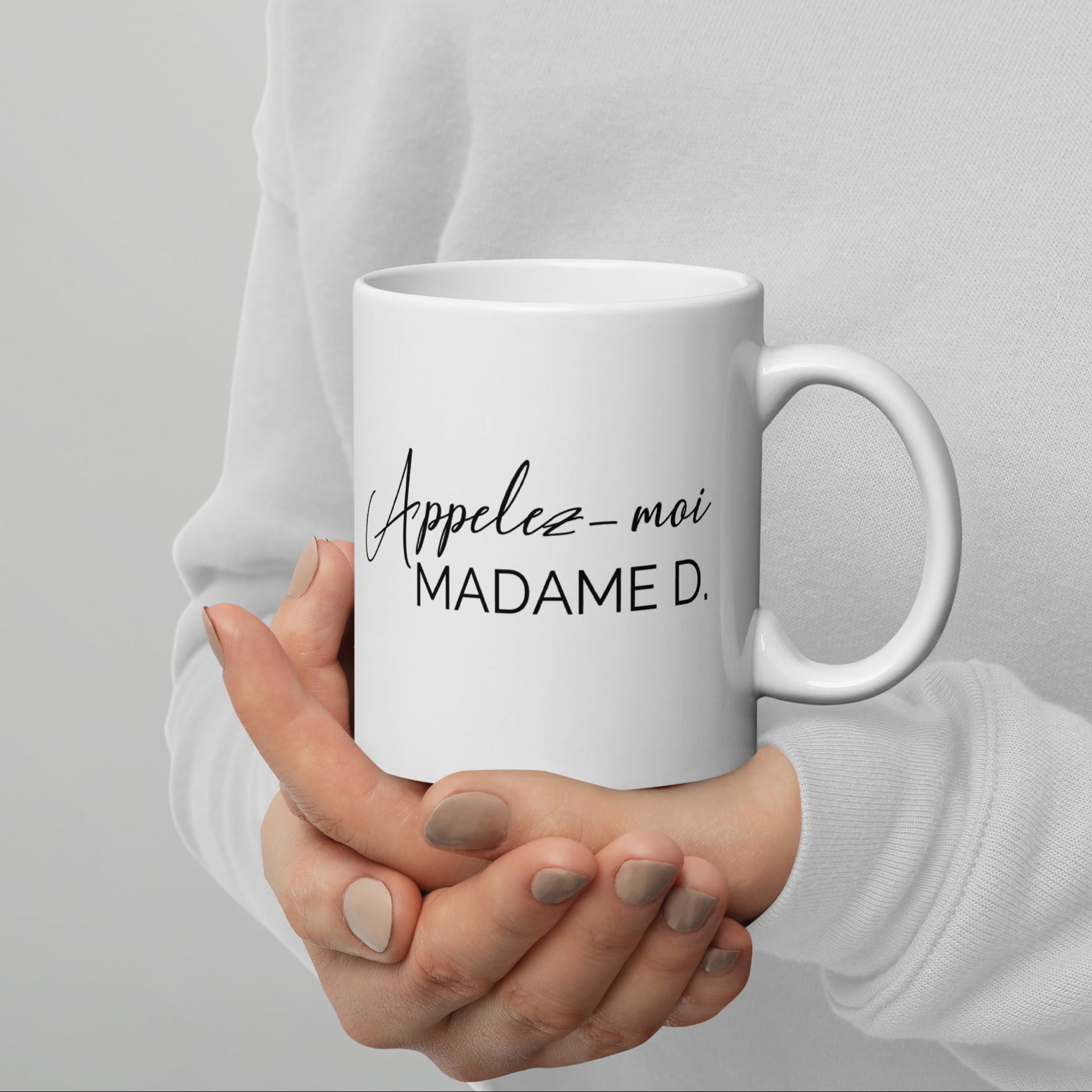 Mug personnalisé Appelez-moi Madame, idée cadeau pour future mariée