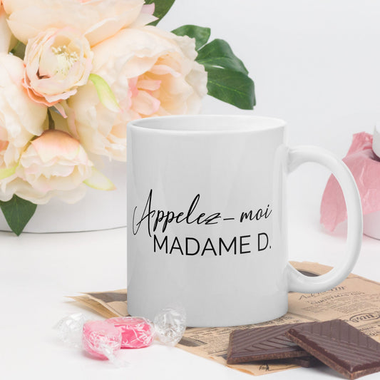 Mug personnalisé Appelez-moi Madame, idée cadeau pour future mariée