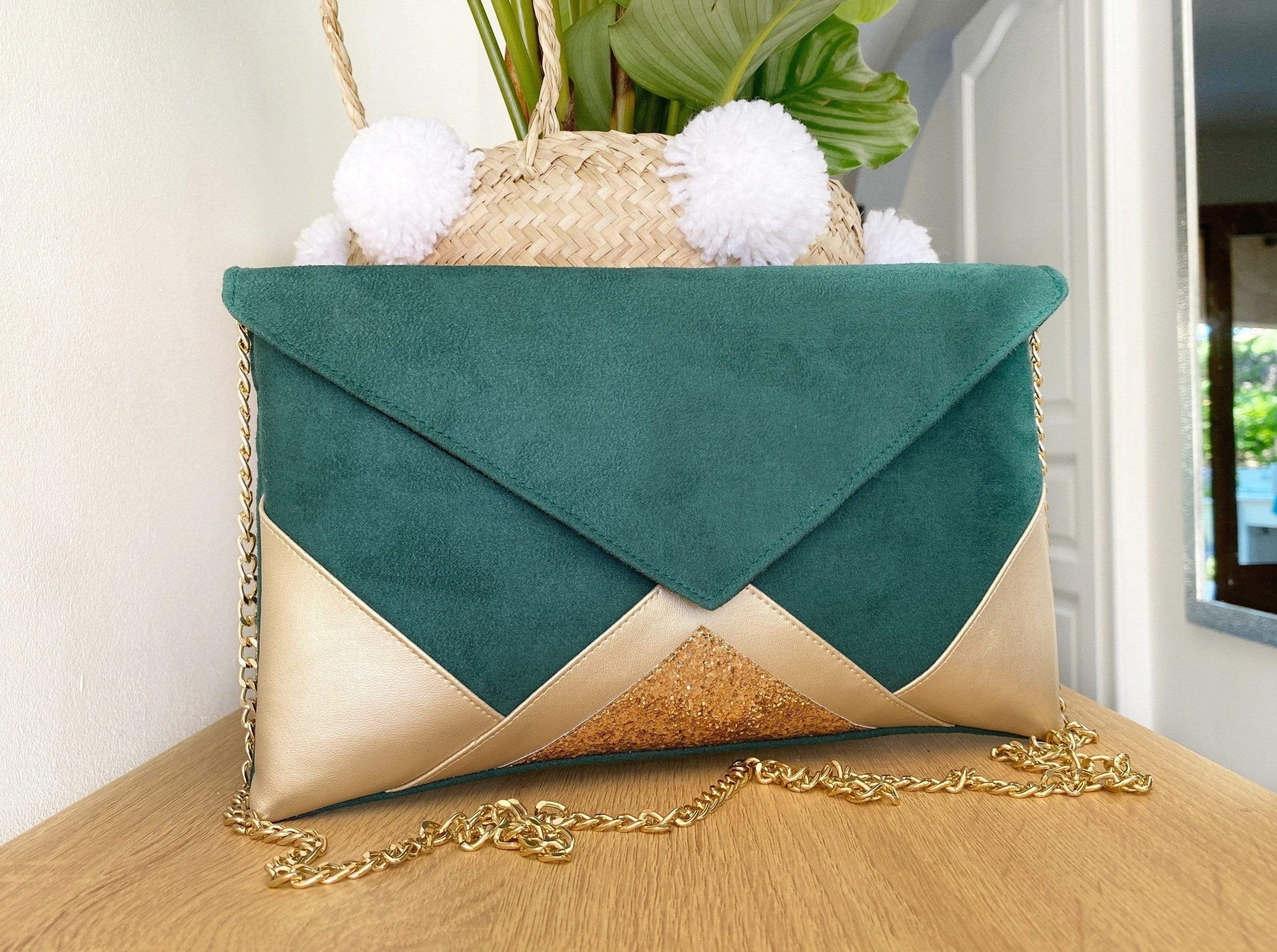 Pochette 2025 verte mariage