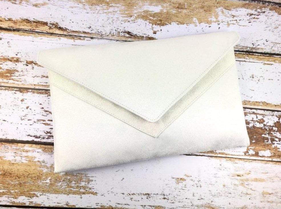 Pochette blanche pour clearance mariage