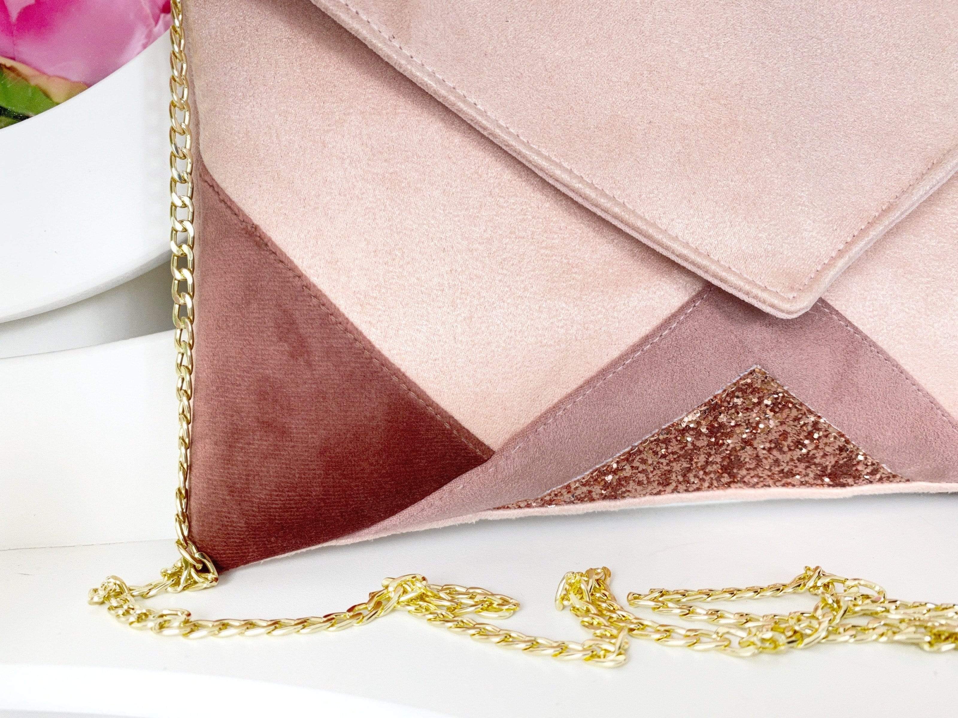 Pochette rose online gold