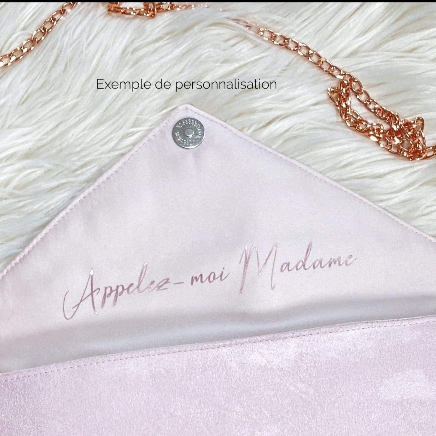 Pochette De Mariage Indienne En Résine Faite Main - Crème, Roses Et Perles Grises, Neuve